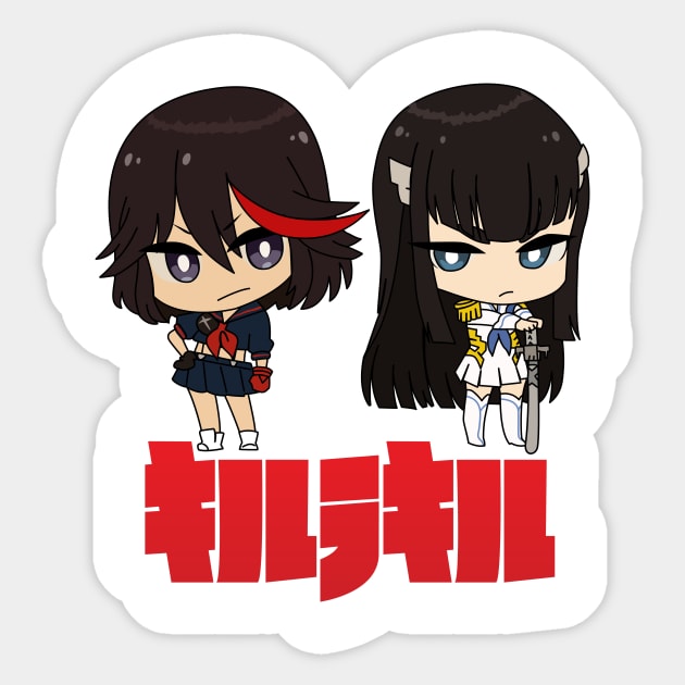 kill la kill enemies Sticker by JamesCMarshall